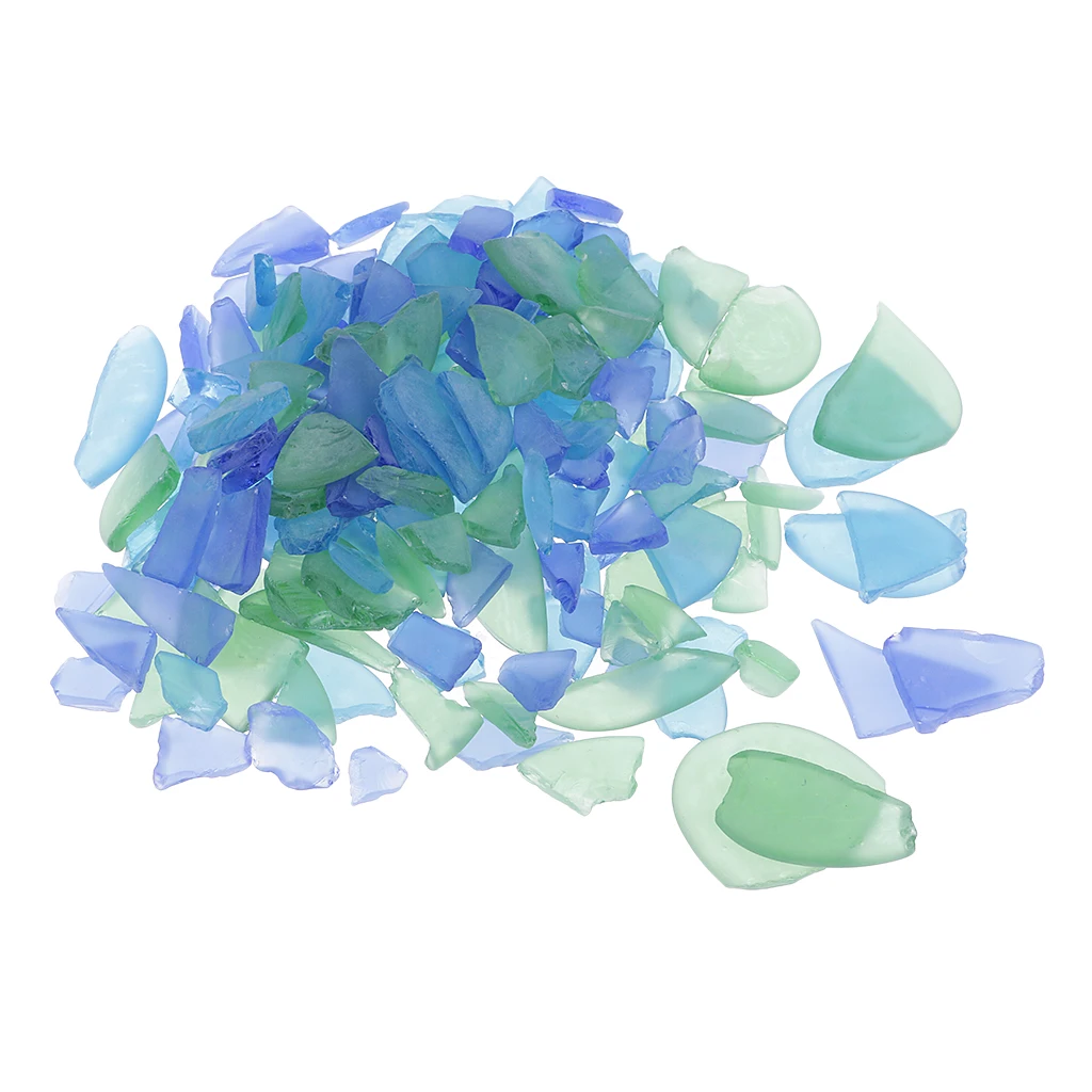 Bulk 500g DIY Crafts Sea Glass Frosted for wedding, party, shell, home decor