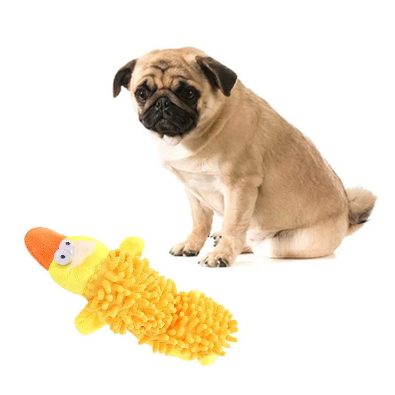 Собака вокал плюшевая игрушечная собака прочная игрушка для прорезывания зубов для маленьких собак интерактивные игрушки