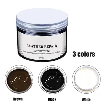 

Car Leather Seat Refurbishment Repair Filler Wipe Repair Cream Patch Change Color Renovation Wax