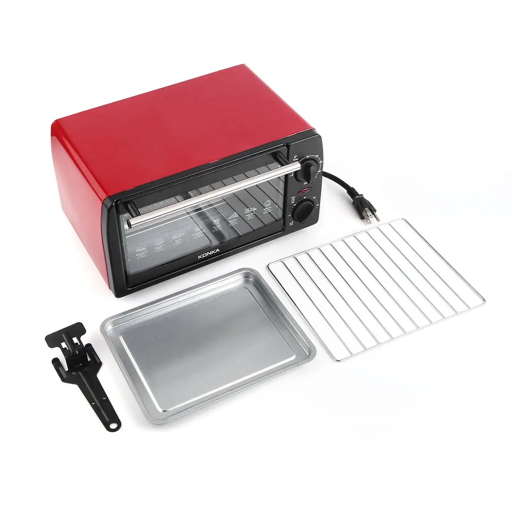

Electric Oven Household Multifunctional 12L Mini Galvanized Sheet Baking Oven KAO-1208 1050W With Bakeware