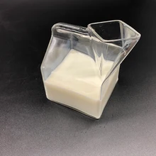 Стеклянная чашка для молока в японском стиле, домашняя кухонная посуда, квадратная коробка для молока, микроволновая печь с подогревом, чашка для завтрака