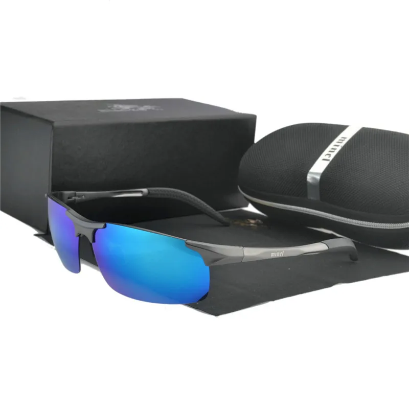 Мужские солнцезащитные очки из алюминиево-магниевого сплава, поляризационные, UV400, солнцезащитные очки, новинка, мужские очки, солнцезащитные очки для мужчин FML