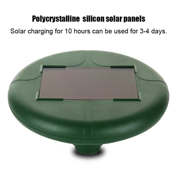 

Newly 1pc Solar Pest Ultrasonic Repellent Waterproof Mouse Snake Vibration Ultrasonic Repeller