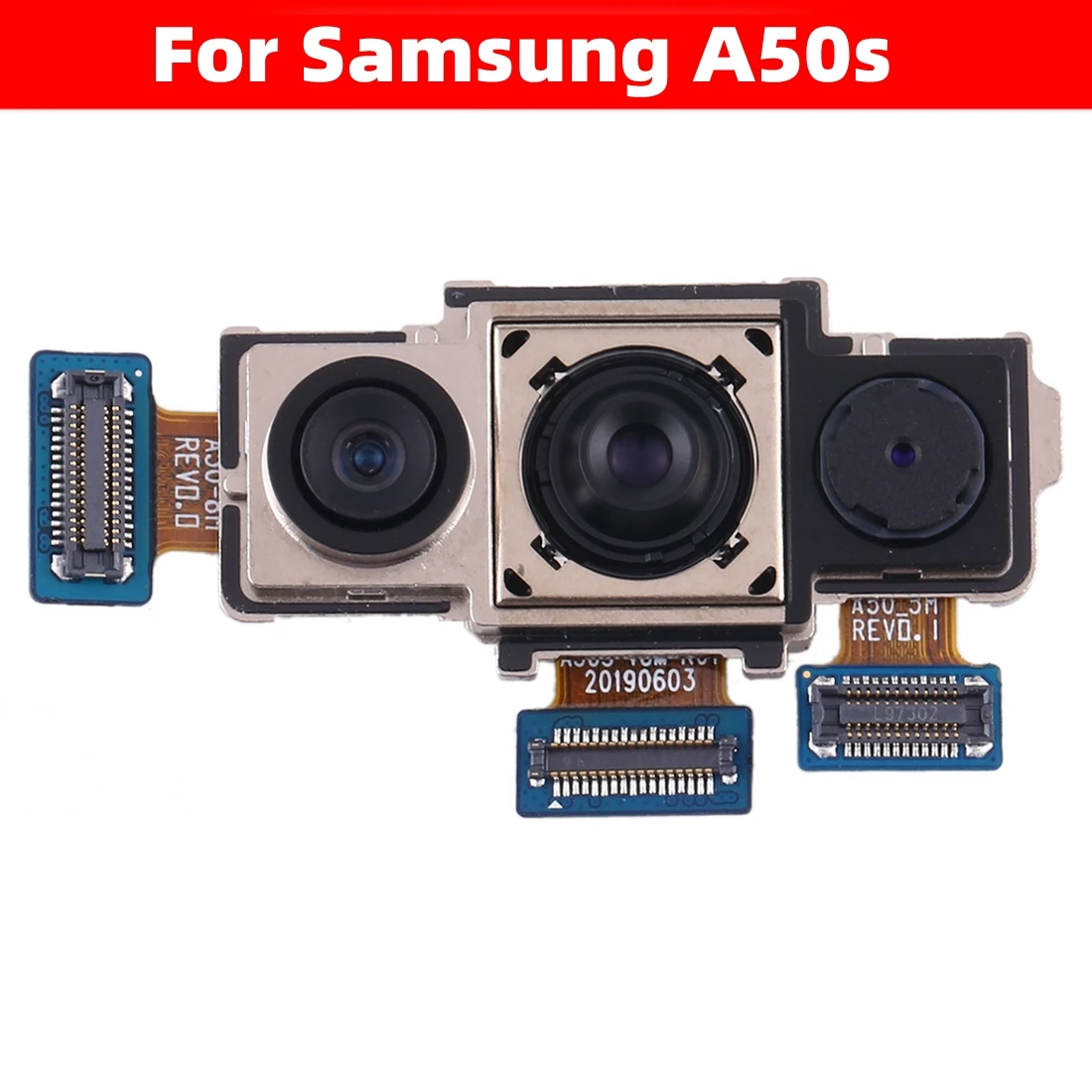 Оригинал для Samsung Galaxy A50s SM-A507 задняя камера основной большой модуль камеры гибкий