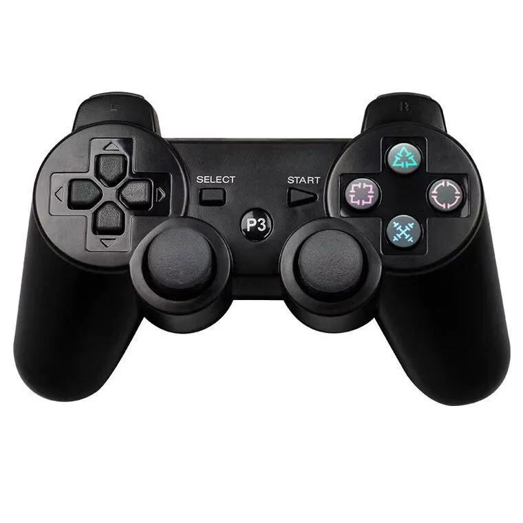 Bluetooth контроллер для PS3 геймпад для Play Station 3 беспроводной джойстик для Playstation 3 PC контроллер геймпады - Цвет: Black