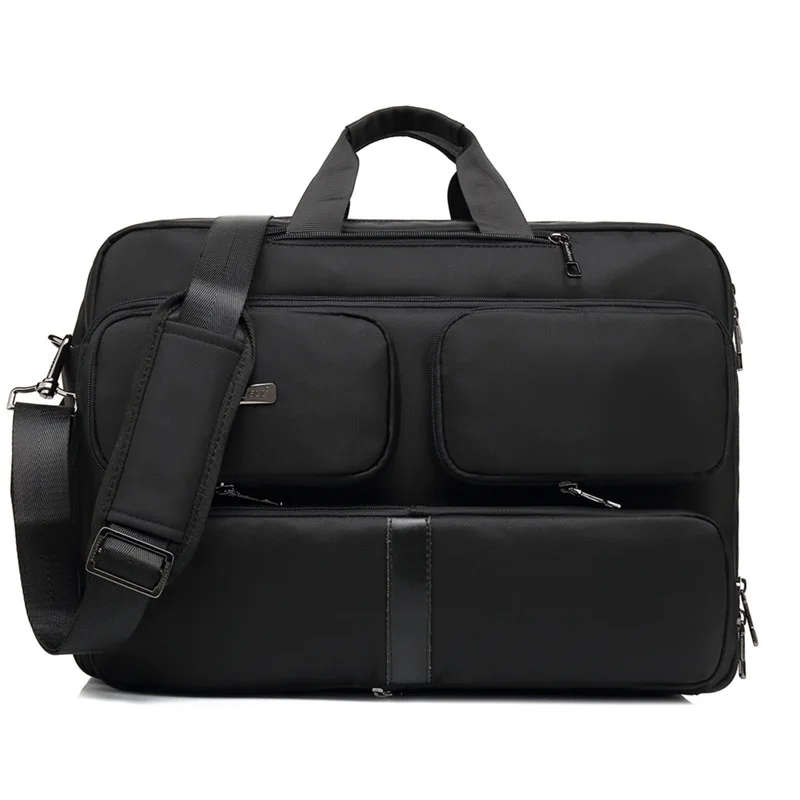 black1(canvas) Мужской рюкзак для путешествий, большая сумка для ноутбука, многофункциональная модная ручная сумка, уличная сумка на плечо, двойная функция, дорожная сумка mochila - Цвет: black1(canvas)