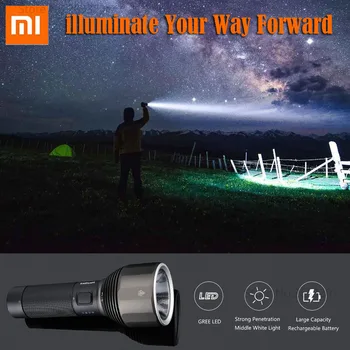 

Xiaomi Nextool USB-C Rechargeable LED Flashlight 5 Modes Waterproof Flashlight Searching Torch for Outdoor Camping 2000lm 380m