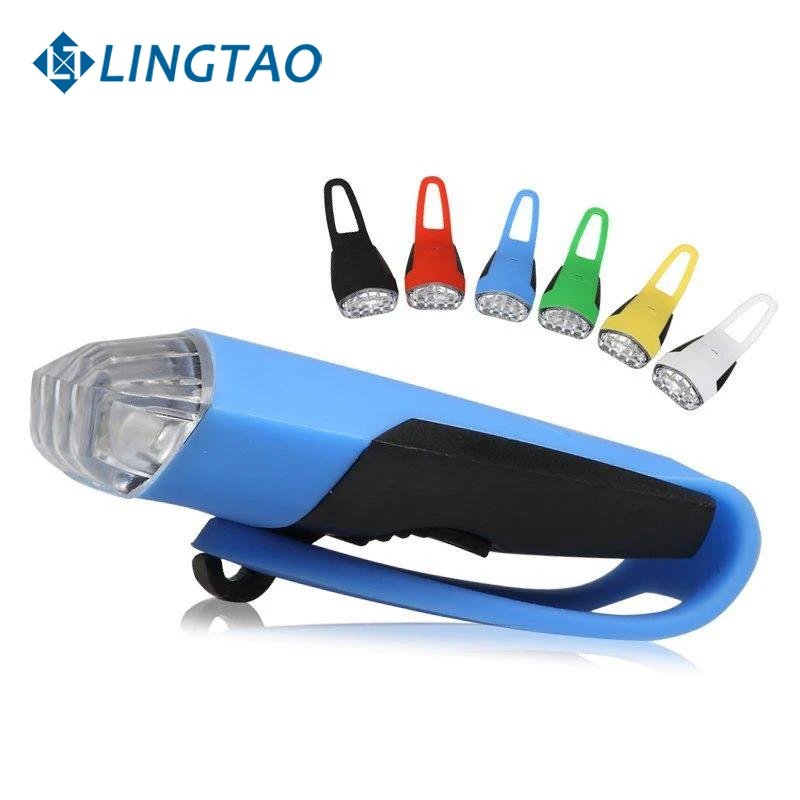 

Bicycle Front Light Silicone LED Head Front Rear Wheel Bike Light Mini Bicycle Light Front Waterproof Bicycle Accessories