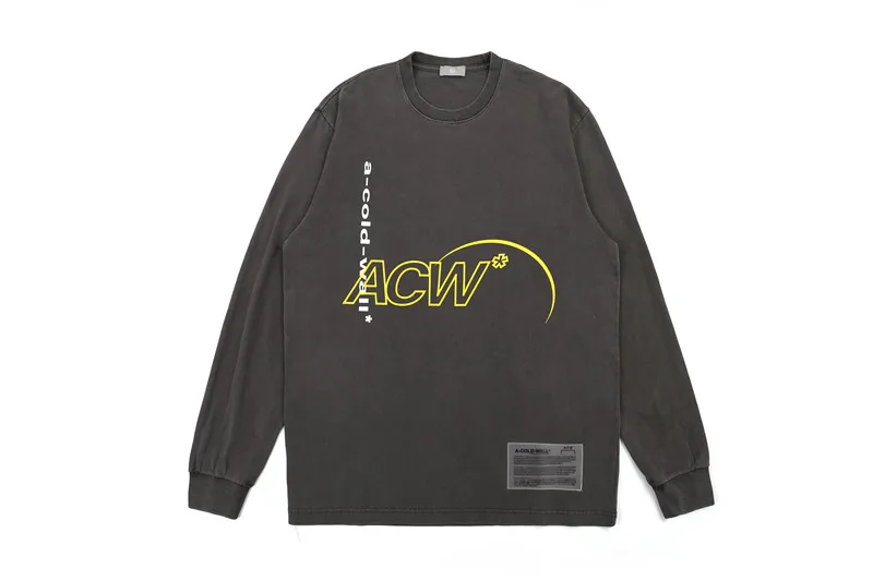 A-COLD-WALL ACW толстовки для мужчин и женщин уличная Высококачественная Толстовка с вышивкой A-COLD-WALL ACW толстовки