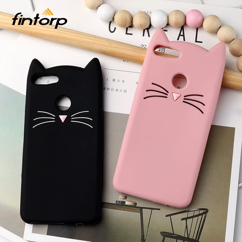 

Case for Huawei Y5 2017 Y5 Y3 II Y6 Y9 2018 Cases 3D Cute Cat Silicone Cover for Huawei Y7 Prime 2017 2018 Y7 Pro Y9 2019 Bumper