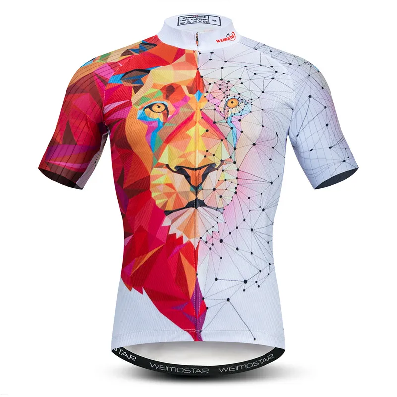 Bike-Clothing Bicycle-Jersey Short-Sleeve Road-Cycling-Shirt MTB Weimostar Lion Maillot-Ciclismo