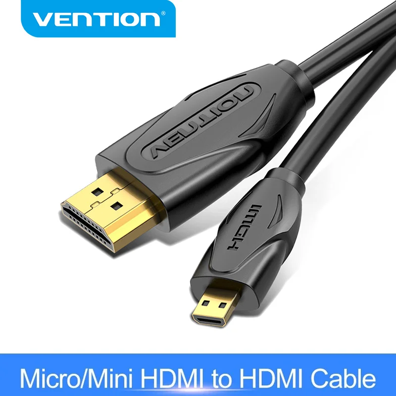Vention Mini HDMI кабель 4K 3D эффект микро мини к папа мужчине для камеры GoPro Sony Проектор