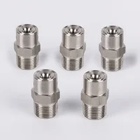 1 шт., широкоугольная Форсунка для распыления воды, 1/8 дюйма, 1/4 дюйма, 3/8 дюйма, 1/2 дюйма, BSPT 304 — изображение 4