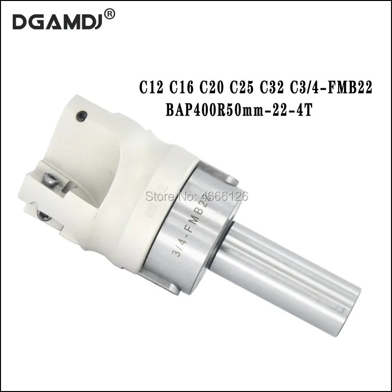 Прямой хвостовик C3/4 C12 FMB22 C16 C20 + BAP400R 50 22 4T нитрида бора в кубической типа лица