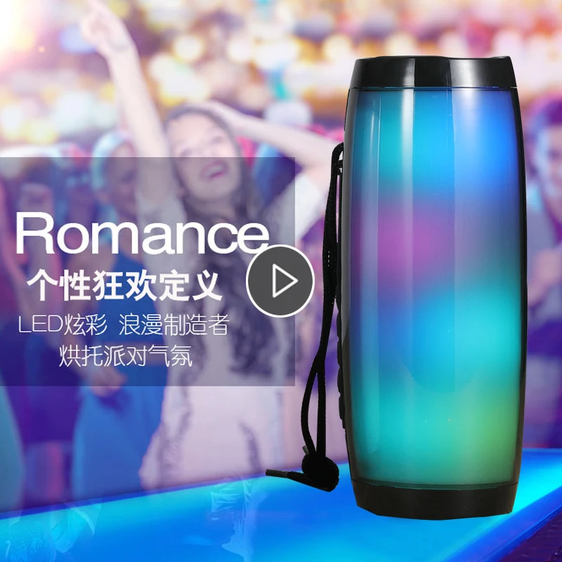 Мощный Bluetooth Динамик Бумбокс Беспроводной светодиодный светильник Поддержка