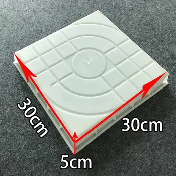 

Courtyard Paving Cement Brick Mold Concrete Colored Tile Plastic Mould for Concrete Path Making