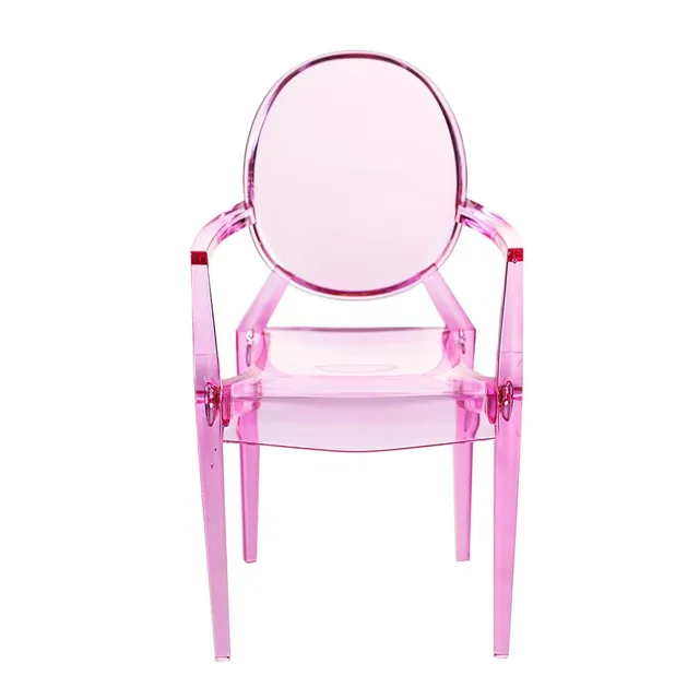 US $3.28 16 Dollhouse Chair Simulated Plastic Miniature Armchair Furniture Model Doll House Accessories
