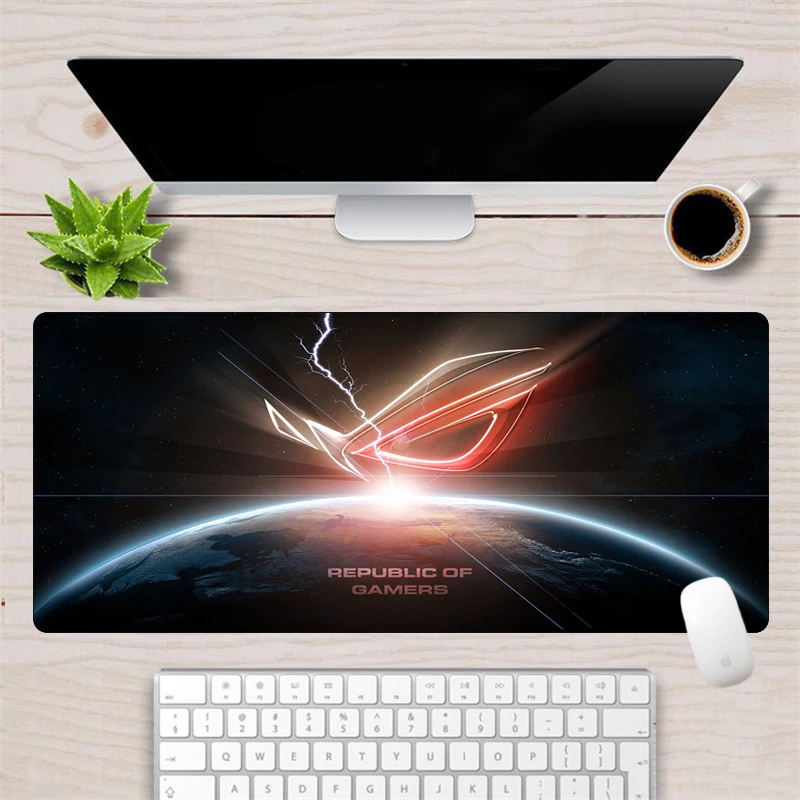 Большой пользовательский 90x40 см ASUS игровой коврик для мыши геймер Республика