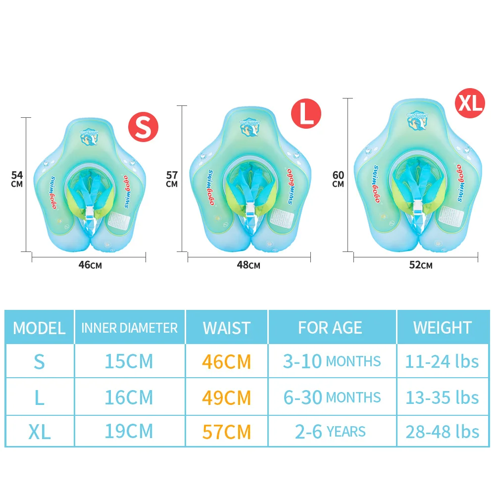 Baby Swimming Float Ring Inflatable Infant Floating For Summer Kids Swim Pool Accessories Circle Toddler Bathing Water Toy 5
