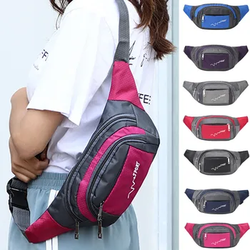 

Belt Purse Small waist bag Unisex Fashion Simple Oxford Sport Single Shoulder Messenger Bag Waist Packs Chest Phone Pouch