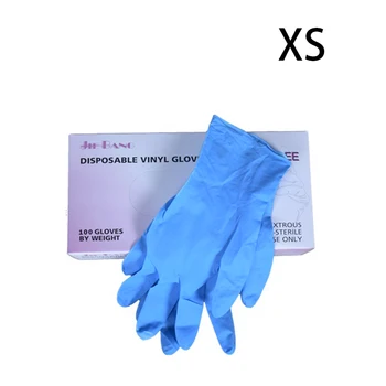 

100pcs Disposable Sterile Gloves Gloves Ultra-Thin Sterile Rubber Non-Slip Gloves