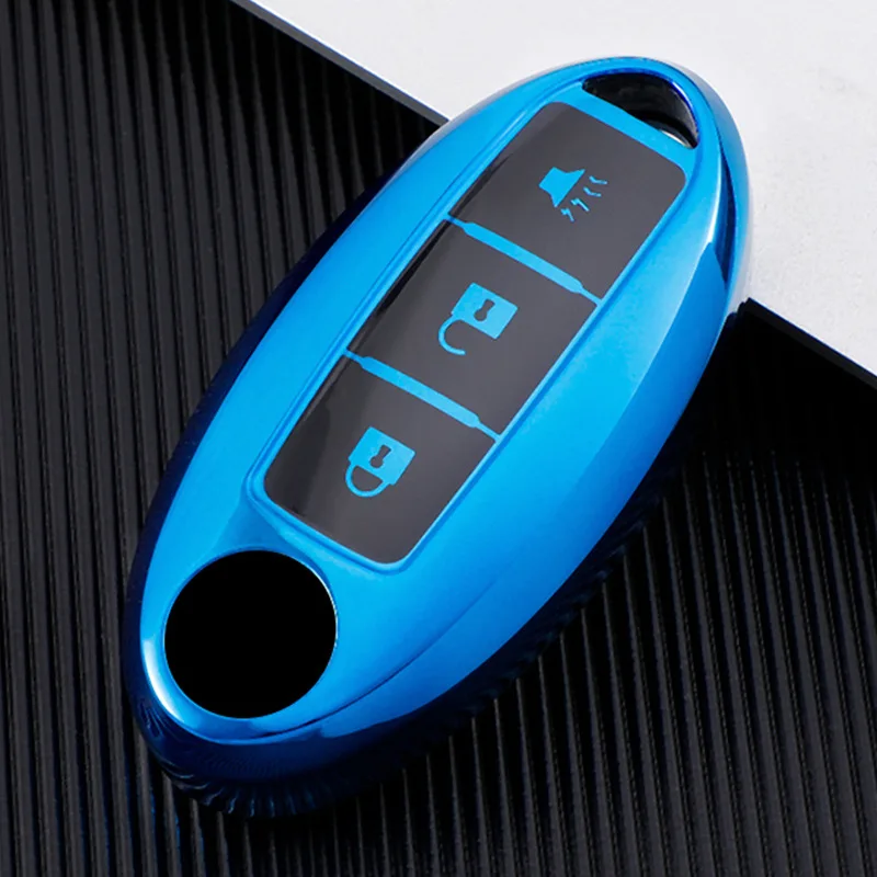Cover Telecomando/chiave per Nissan Qashqai j11 j10 Juke Tiida Patrol Versa Pathfinder nota per Infiniti fx35 - H0e99f05589a843649b2275b06b7e426d8