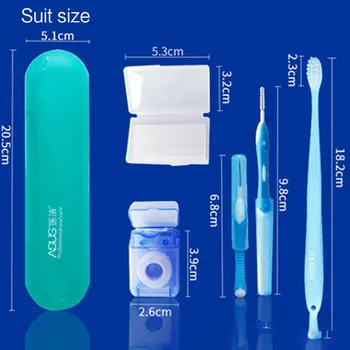 

5pcs Pro Orthodontic Care Kit Effective Interdental Brush Portable Oral Cleaning Tool Set Effective Clean Teeth Care New