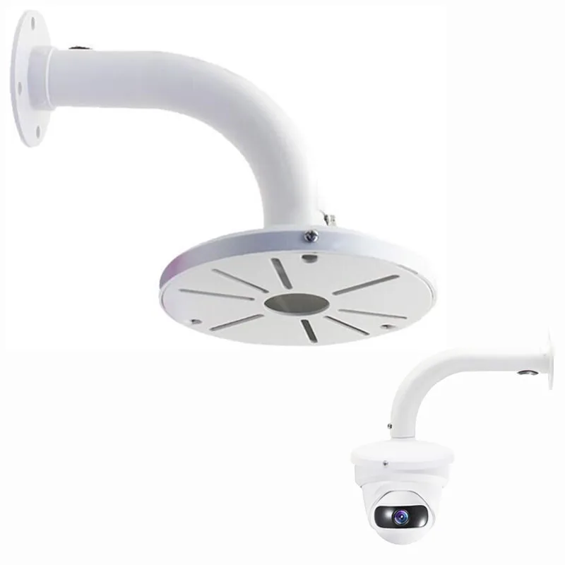 Алюминиевый сплав наружная Водонепроницаемая камера наблюдения настенный кронштейн совместим с Hikvision Dahua samsung купольная ip-камера