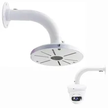 Алюминиевый сплав наружная Водонепроницаемая камера наблюдения настенный кронштейн совместим с Hikvision Dahua samsung купольная ip-камера