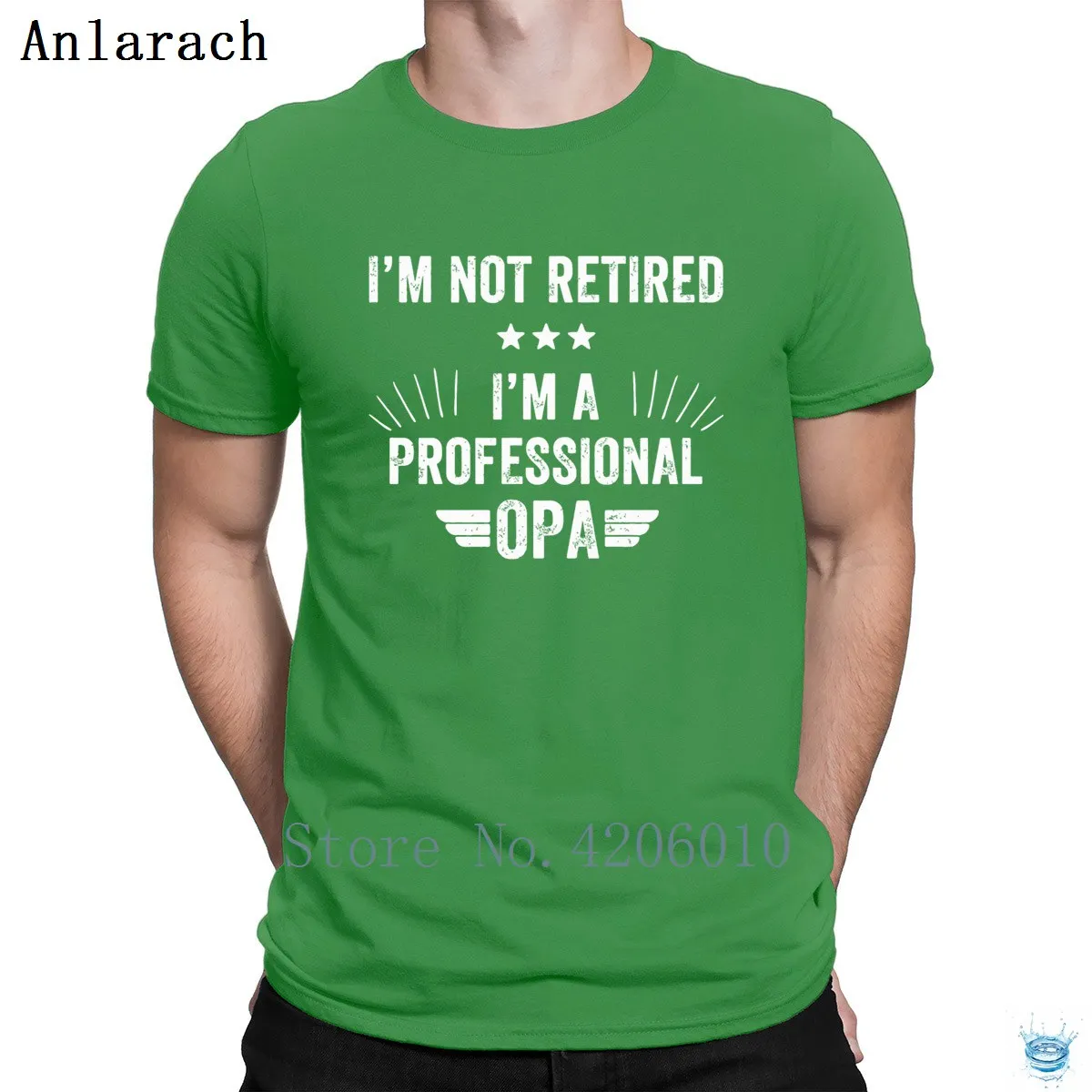 Green Opa I'm Not elsed I'm A Professional Opa футболки стандартные для создания хип-хоп мужские футболки с надписью Sunlight хлопок для фитнеса - Цвет: Green