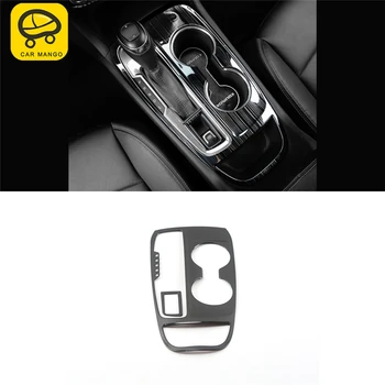 

CAR MANGO Car Styling Gear Shift Cup Holder Panel Cover Frame Trim Sticker Interior Accessories for Chevrolet Equinox 2017
