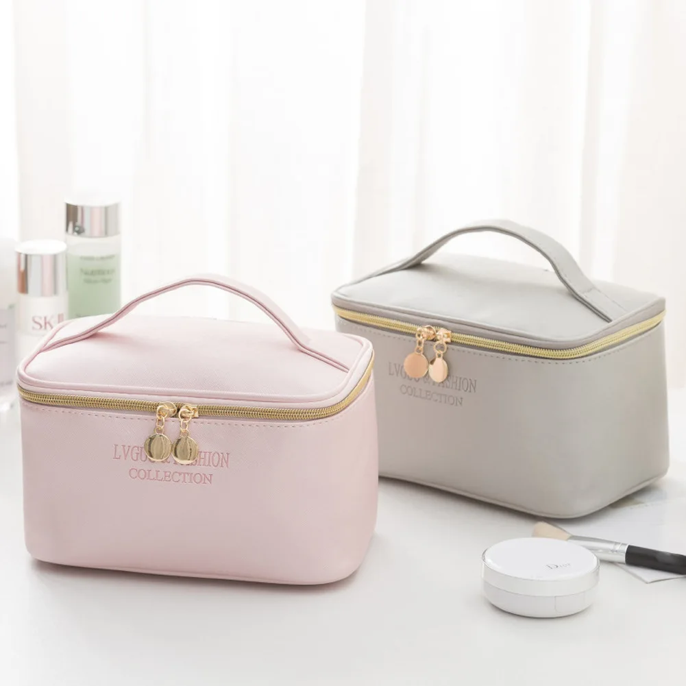 Cosmetic-Bag Makeup-Organizer Beauty-Case Travel-Washing Zipper Women Waterproof Large