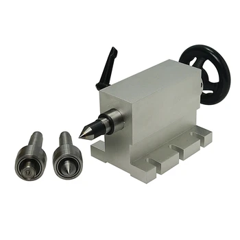 

Center height 65mm CNC tailstock 4 Axis MT2 Rotary Axis Lathe Engraving Machine Chuck for CNC Router