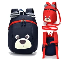 Детский рюкзак для малышей, детская школьная сумка с защитой от потери, Детские рюкзаки с животными, школьные ранцы для мальчиков и девочек, mochila escolar