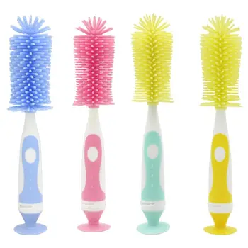 

Multifunctional Baby Feeding Milk Bottle Silicone Brushes Feeding Cup Nipple Tube Cleaning Tools