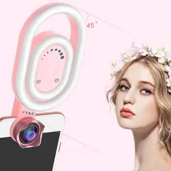 

HD Wide-Angle Lens Camera Artifact Mobile Live Fill Light Beauty Self-Timer Lens Face Light Photo Fill Light