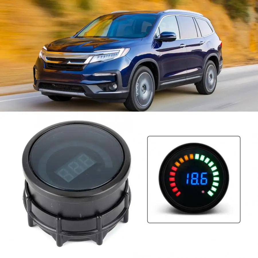 2in 12V Универсальный цифровой вольтметр Автомобильный датчик весы со светодиодным дисплеем+ цифровой Дисплей модификации Запчасти