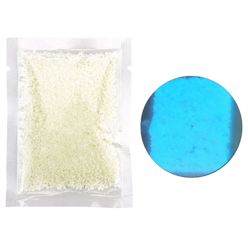 sky blue Вечерние украшения для дома, светящийся песок, аквариум для рыб, светится в темноте, порошок, 10 г/1 мешок, ландшафтное украшение - Цвет: sky blue