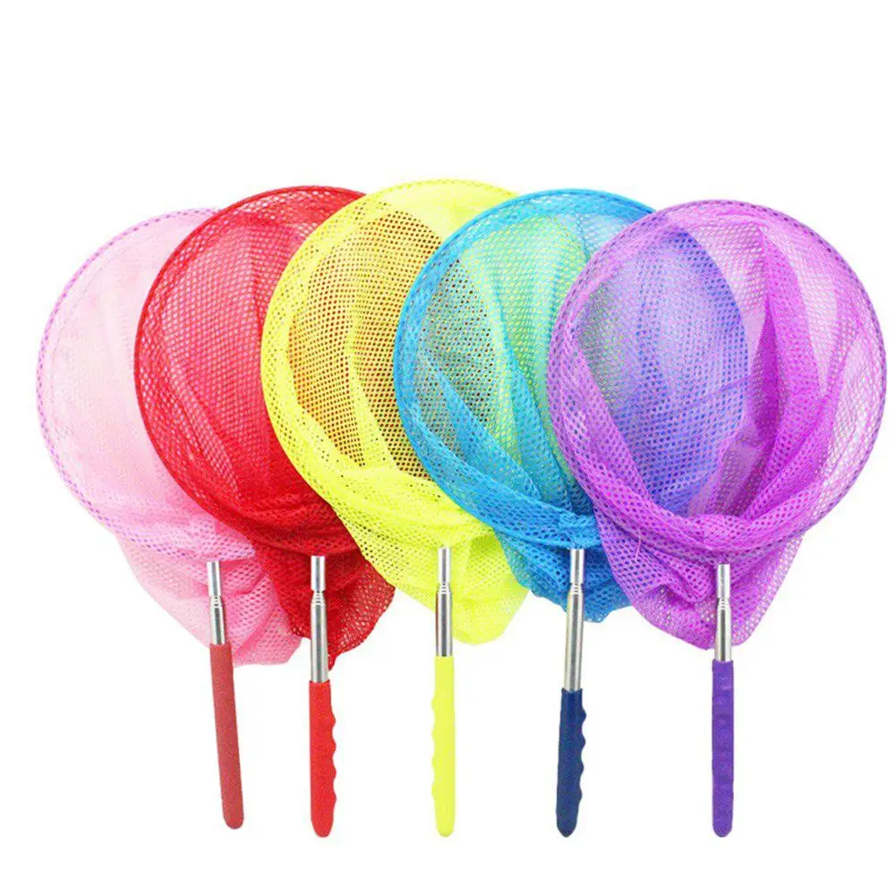 

Beach Toy Extendable Nylon Insect Telescopic Net Bug Catcher Nets Fishing Tool for Kids Toy