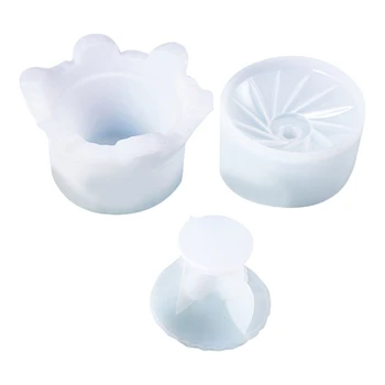 

Crystal Epoxy Resin Mold Crown Storage Box Organizer Casting Silicone Mould DIY Crafts Container Making Tools