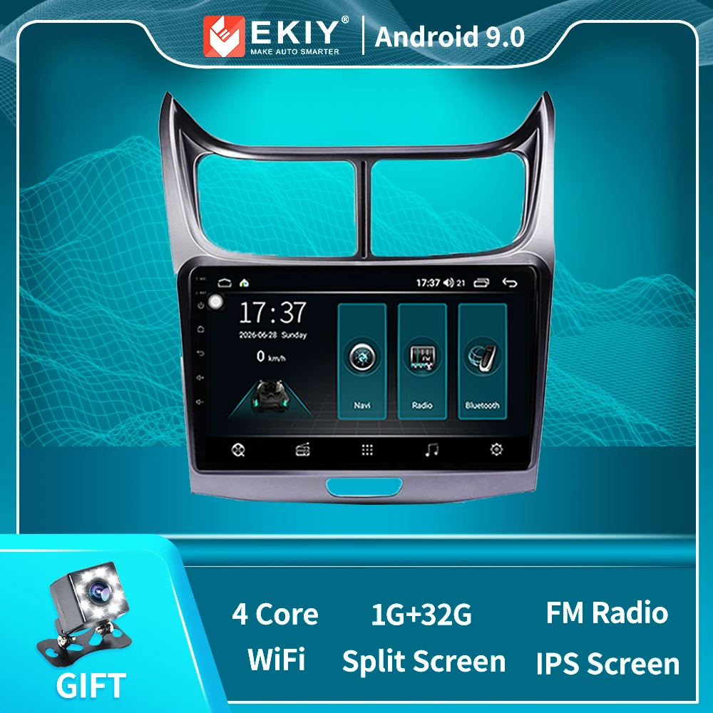 EKIY GT HiFi DTS 48 EQ DSP автомобильный радиоприемник мультимедийный плеер для Chevrolet Sail 2010