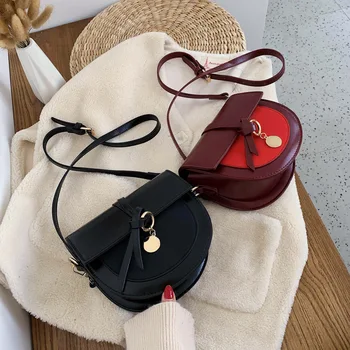 

bag for women Women Brand Originality Design Small bag women's bag casual Joker shoulder Messenger bag retro texture saddle bag