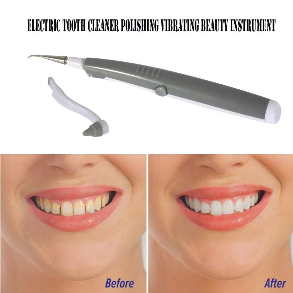 

Electric Teeth Cleaner Electric Dental Calculus Remover Teeth Whitening Dental Cleaning Tool With LED Light