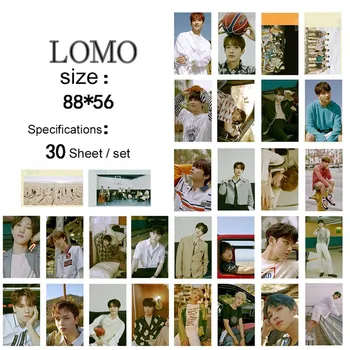 

30Pcs/Set KPOP Seventeen Team Album Collection HD Photo Card Paper Cards Self Made LOMO Card Photocard