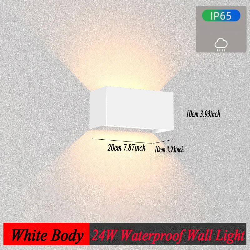 Modern Led Wall Light AC85-265V Waterproof IP65 Outdoor Lighting Garden Porch Wall Lamp Indoor Decoration Sconce NR-323 bathroom sconce lights Wall Lamps