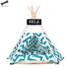 Pet Tent House Cat Bed Portable Teepee With Thick Cushion And 6 Colors Available For Dog Puppy Excursion Outdoor Indoor ► Photo 3/6