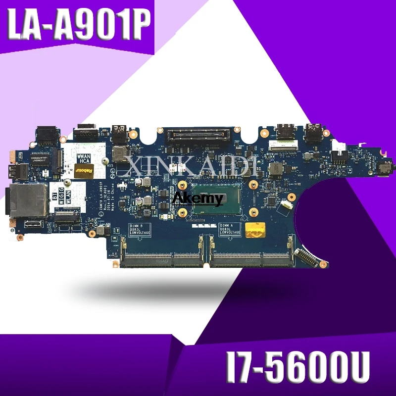 Материнская плата для ноутбука DELL Latitude 15 E5450 i7-5600U cpu ZAM70 LA-A901P протестирована на