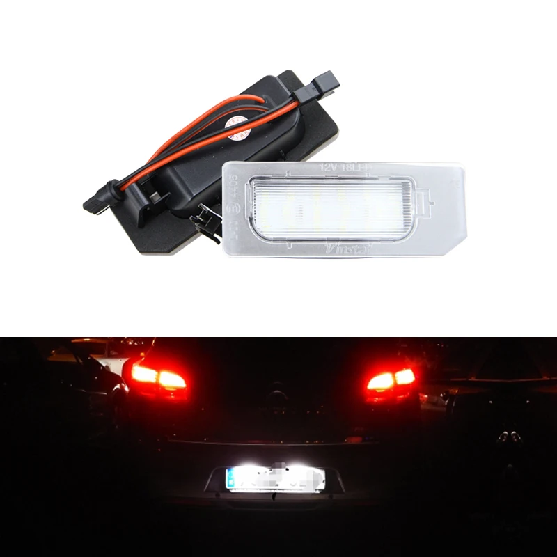 Светодиодная лампа для номерного знака Mitsubishi ASX Outlander Sport 2011-2019 CANbus 18 SMD без ошибок |