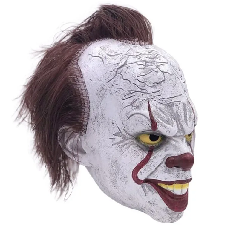 Фильм It: Chapter Two Pennywise Карнавальная маска парики танцующий клоун Билл скаргард Косплей латексные маски Хэллоуин