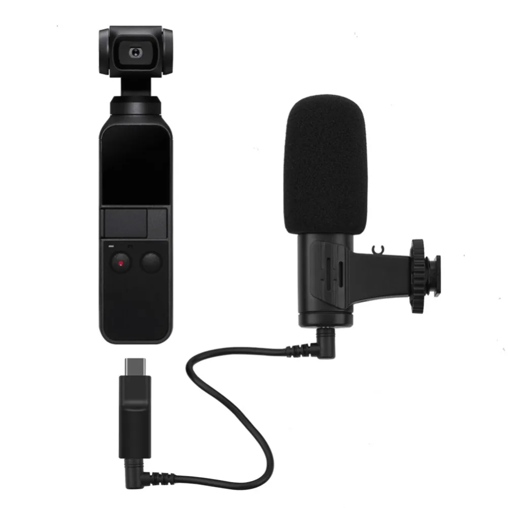 3,5 мм аудио адаптер для DJI Osmo Карманный поддерживает внешний 3,5 мм микрофон для более высокого качества записи Расширения Аксессуары